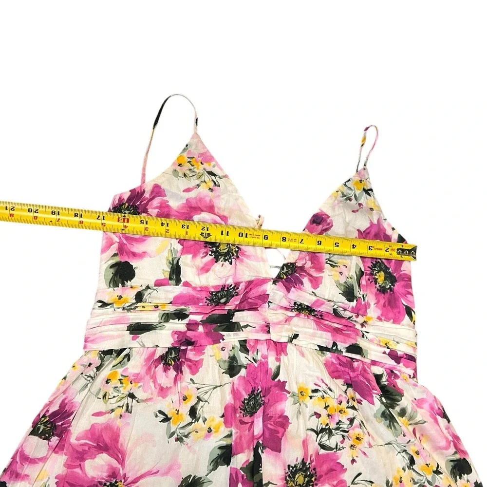 Abercrombie & Fitch Ruffle Tier Maxi Dress‎ Size Large Petite LP Floral $120